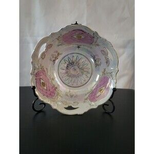Vintage Trimont Ware Porcelain Iridescent Bowl From Japan